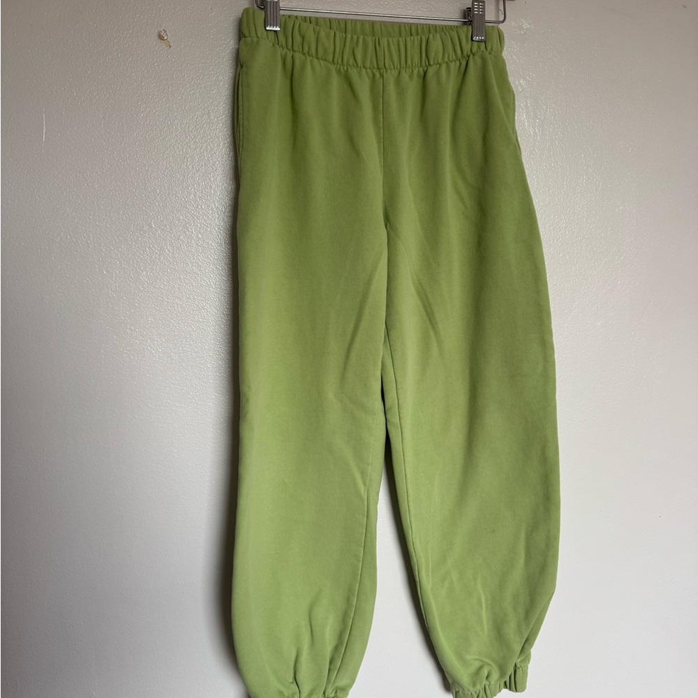 Brandy Melville Lime Green Joggers